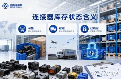 连接器库存中的“可售、在途、已锁定”分别是什么意思？