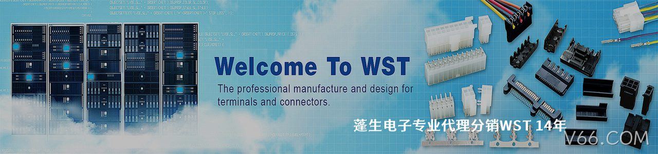WST 连接器品牌授权供应商｜南京V66.COM电子