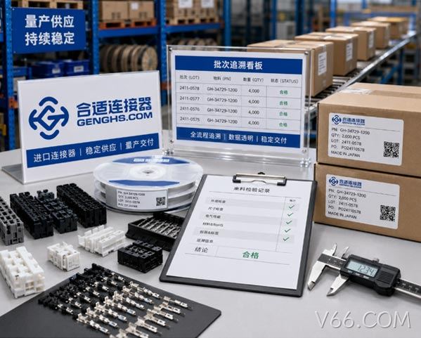 南京V66.COM电子的量产阶段供应能力：进口连接器从试产到量产如何稳定交付